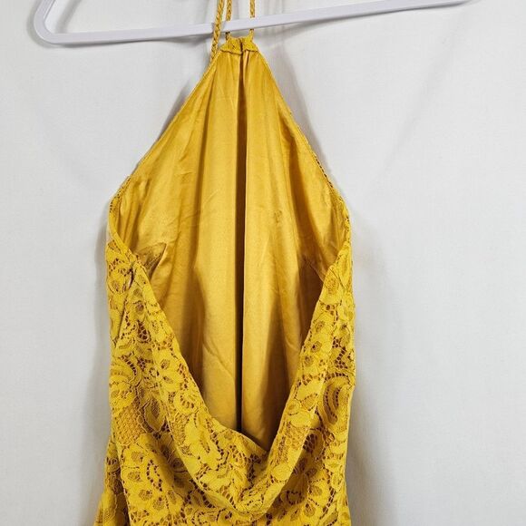 NWT House of Harlow 1960 X Revolve Rosaline Dress in Yellow - Size M - Picture 11 of 13